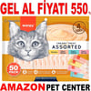 Wanpy Karışık 4 Lezzetli Sıvı Kedi Ödülü 50 x 14 Gr Gel Al 35007739 Amazon Pet Center