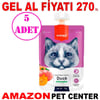 Wanpy Kedi Ödülü Ördekli Balkabaklı Ezme 90 Gr 5 AD Gel Al 20978006 Amazon Pet Center