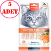 Wanpy Kedi Ödülü Somonlu Chia & Deniz Yosunlu 14 Gr X 5 Li 5 AD 35007692 Amazon Pet Center