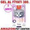 Wanpy Kedi Ödülü Ton Balıklı ve Yengeçli 5 x 14 Gr 5 AD Gel Al 21935008 Amazon Pet Center