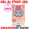 Wanpy Kedi Ödülü Ton ve Somonlu 4x15 Gr 5 AD Gel Al 21939006 Amazon Pet Center