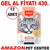 Wanpy Somonlu ve Ton Balıklı Tahılsız Kedi Çorbası 50 Gr 12 Ad Gel Al 35014379 Amazon Pet Center