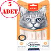 Wanpy Tavuk ve Yengeçli Likit Kedi Ödülü 4x15 Gr 5 AD 35007531 Amazon Pet Center