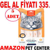 Wanpy Tavuk ve Yengeçli Likit Kedi Ödülü 4x15 Gr 5 AD Gel Al 35007548 Amazon Pet Center