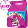 Whiskas Kuru Kedi Maması Ton Balıklı Ve Sebzeli 1,4 kg 3 AD 5998749129968 whiskas Yetişkin Kedi Mamaları Amazon Pet Center