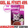 Whiskas Sığır Etli Jöleli Pouch Kedi Maması 85 Gr 20 AD Gel Al 18974003 Amazon Pet Center