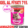 Whiskas Sığır Etli Konserve Kedi Maması 400 gr 6 AD Gel Al 18739008 Amazon Pet Center