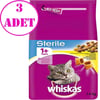 Whiskas Tavuklu Kısırlaştırılmış Kedi Maması 1,4 Kg 3 AD 32122015 whiskas Yetişkin Kedi Mamaları Amazon Pet Center