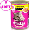 Whiskas Tavuklu Konserve Kedi Maması 400 gr 6 AD 32121506 Amazon Pet Center