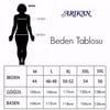 Büyük Beden 3033 Siyah Ceket+Atlet İkili Takım