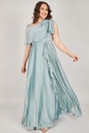 Büyük Beden 3440 Küf Uzun Abiye Elbise