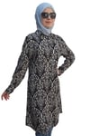 Desenli Tunik 9000-D26 Pamuk Kumaş