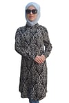 Desenli Tunik 9000-D26 Pamuk Kumaş