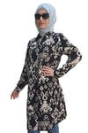Desenli Tunik 9000-D27 Pamuk Kumaş