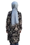 Desenli Tunik 9000-D27 Pamuk Kumaş