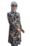 Desenli Tunik 9000-D27 Pamuk Kumaş