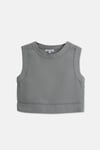 %100 KETEN BİYELİ CROP HAKİ