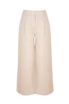 %100 KETEN PALAZZO PANTOLON NATUREL