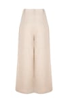 %100 KETEN PALAZZO PANTOLON NATUREL