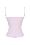 POPLİN CROP GÖMLEK & BRA LİLA