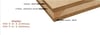 Ahşap PanellerAhşap Sandviç Panel Hareli 42CMX93CMX220CM