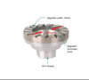 Beton/Seramik KesmeBihui Taşlama Taşı Konik Turbo M14 30-50MM
