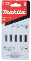 Dekupaj AksesuarlarıMakita Dekupaj Bıçağı Ahşap/Plastik T Tipi NO:100 (5AD/PK)