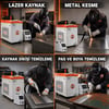 Gazaltı (MIG/MAG)Kaynak Makinesi Lazer Kaynak/Kesme/Temizleme Hava Soğutmalı 4 IN 1