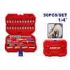 Lokma Anahtar 6 KöşeEmtop Lokma Anahtar Seti 1/4'' 50 Parça