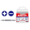 Tornavida Yıldız UçEmtop Uç Darbeli Tornavida PH2 + SL6*0- 65MM (Pk 10 Adet)
