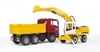 Bruder MAN Damperli Kamyon & Liebherr Ekskavatör 02751