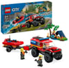 Lego City 4x4 Kurtarma Botlu İtfaiye Kamyonu 60412 Lisanslı Ürün