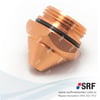 Ajan plazma uyumlu Nozzle N4 (Krom)