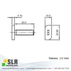 SLR® A2 Paslanmaz T Başlı Civata M8x20