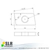 SLR M8 13x24mm Paslanmaz Baklava Somun