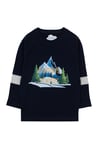24104008 Erkek Çocuk Mountain Winter Uzun Kol T-Shirt Lacivert