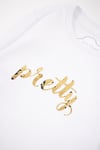 Mavipink 2641701 Kız Bebek Pretty Baskılı T-Shirt ve Alt 2'li Takım