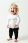 Mavipink 2641701 Kız Bebek Pretty Baskılı T-Shirt ve Alt 2'li Takım