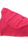 Mavipink 2641706 Kız Bebek Fuşya Tropikal Baskılı T-Shirt ve Kadife Alt 2'li Takım