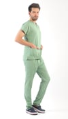 Erkek Scrubs Premium-Küf Yeşili