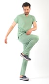Erkek Scrubs Premium-Küf Yeşili