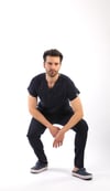 Erkek Scrubs Premium-Lacivert