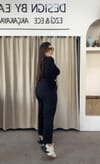 ANK003- Siyah Çelik Cepli Pantolon