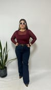 Bordo TüL Bluz 