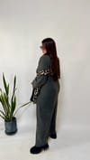 Gri Yumoş Pinterest Elbise