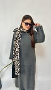 Gri Yumoş Pinterest Elbise