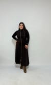Kahve Fermuarlı Elbise