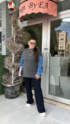 Lacivert Modal İspanyol Pantolon 