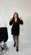 Manşet ve Yaka Pul Payet Gömlek
