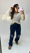 Marka Model Nakış Detay Jean